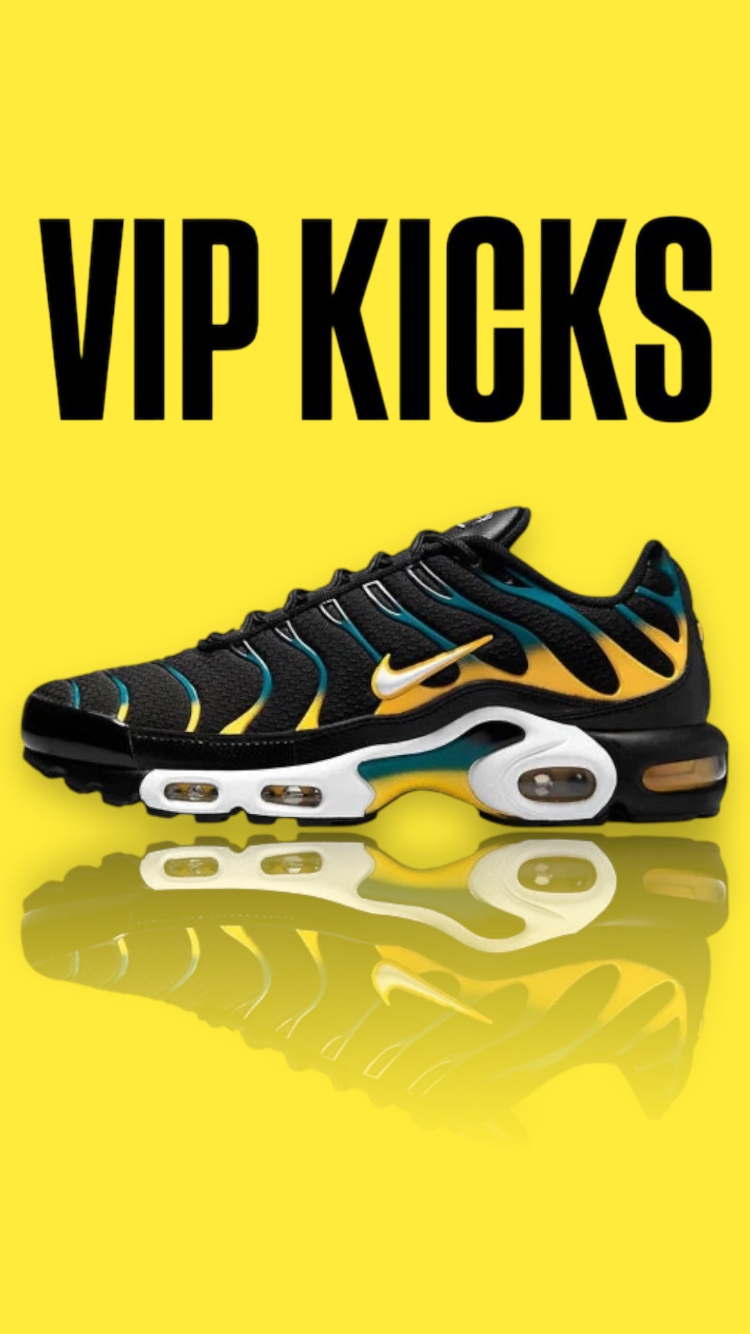 Nike Air Max Plus TN Black University Gold Spruce