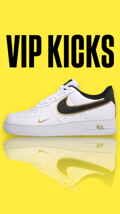 Air Force 1 '07 LV8 ''Double Swoosh - White/Black/Gold''
