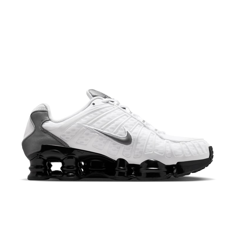 Nike Shox TL White Silver Black.