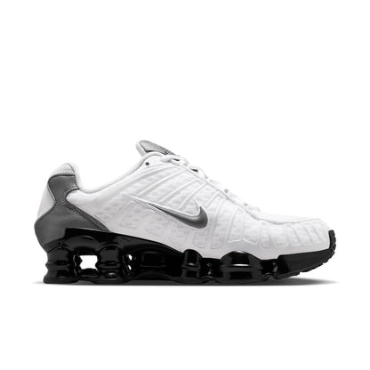 Nike Shox TL White Silver Black.