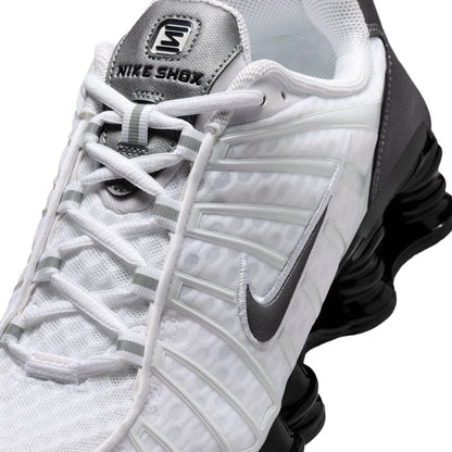 Nike Shox TL White Silver Black.
