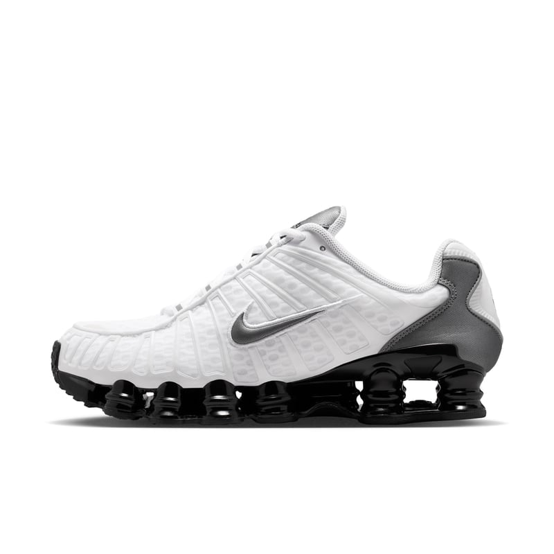 Nike Shox TL White Silver Black.