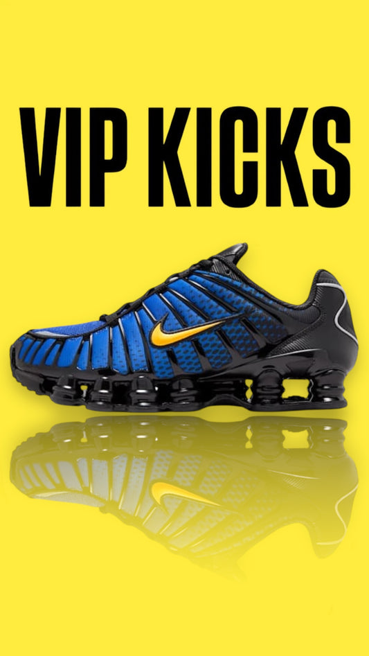 Nike Shox Black Lyon Blue Varsity Maize