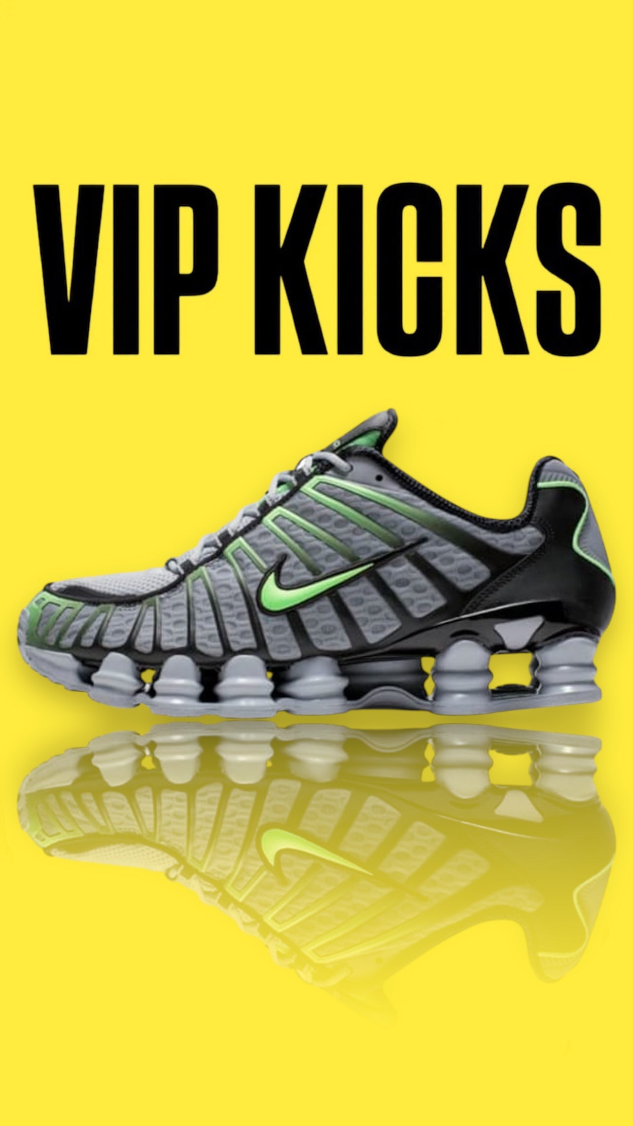 Nike Shox TL Wolf Grey & Lime Blast