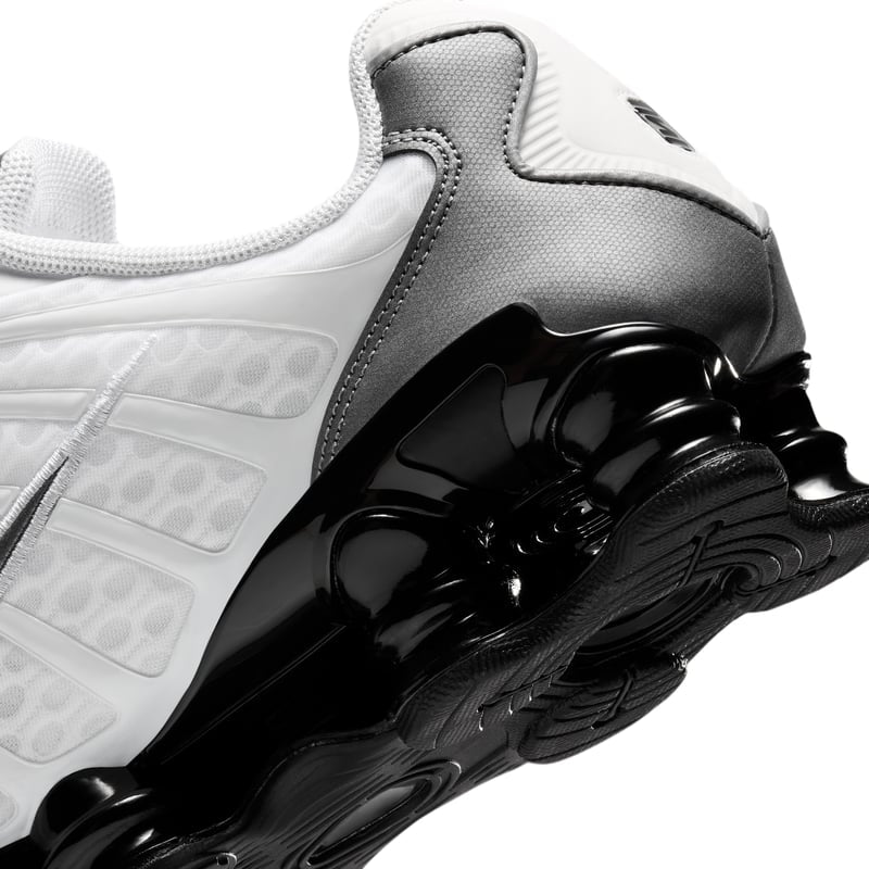 Nike Shox TL White Silver Black.