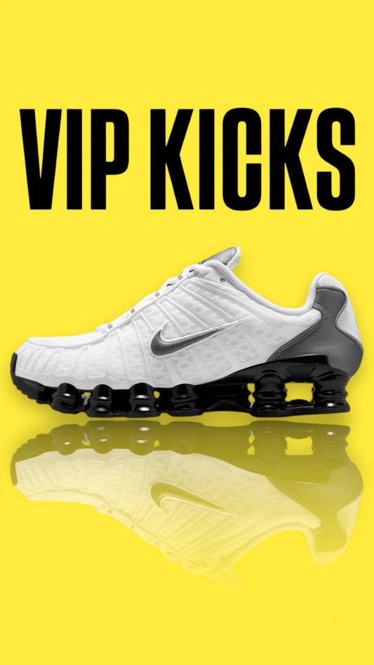 Nike Shox TL White Silver Black.