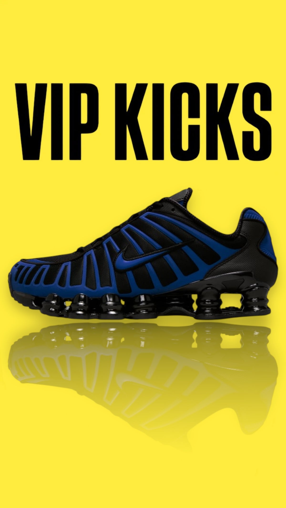 Nike Shox TL Blue Black.